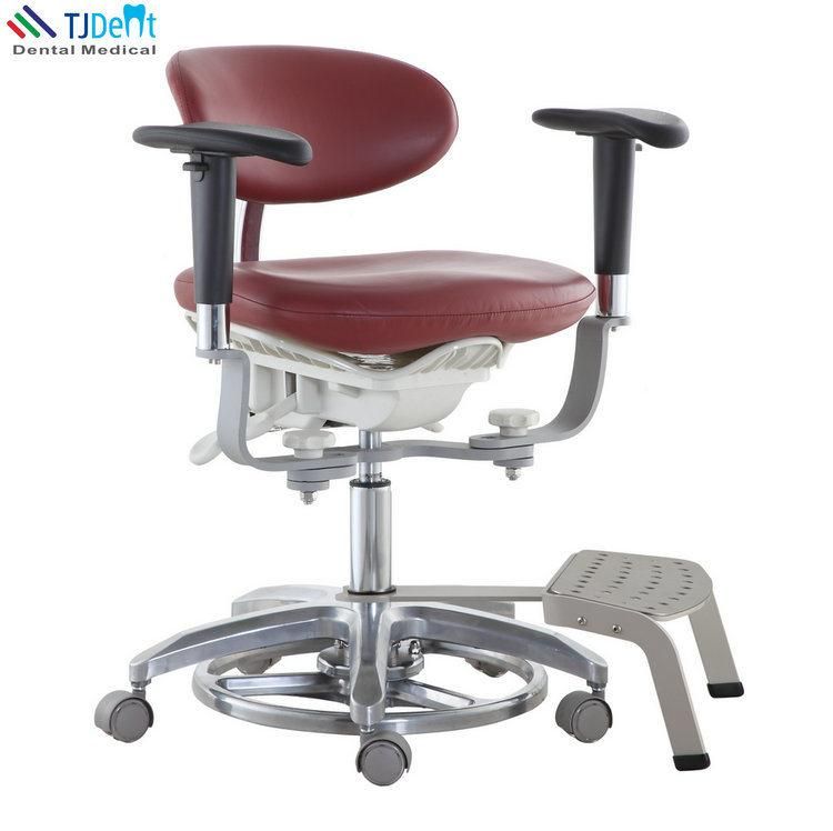 Dental Soft Fiber Leather Ergonomic Design Lab Research Stool Surgery Practice Training Simulation Unit Stool