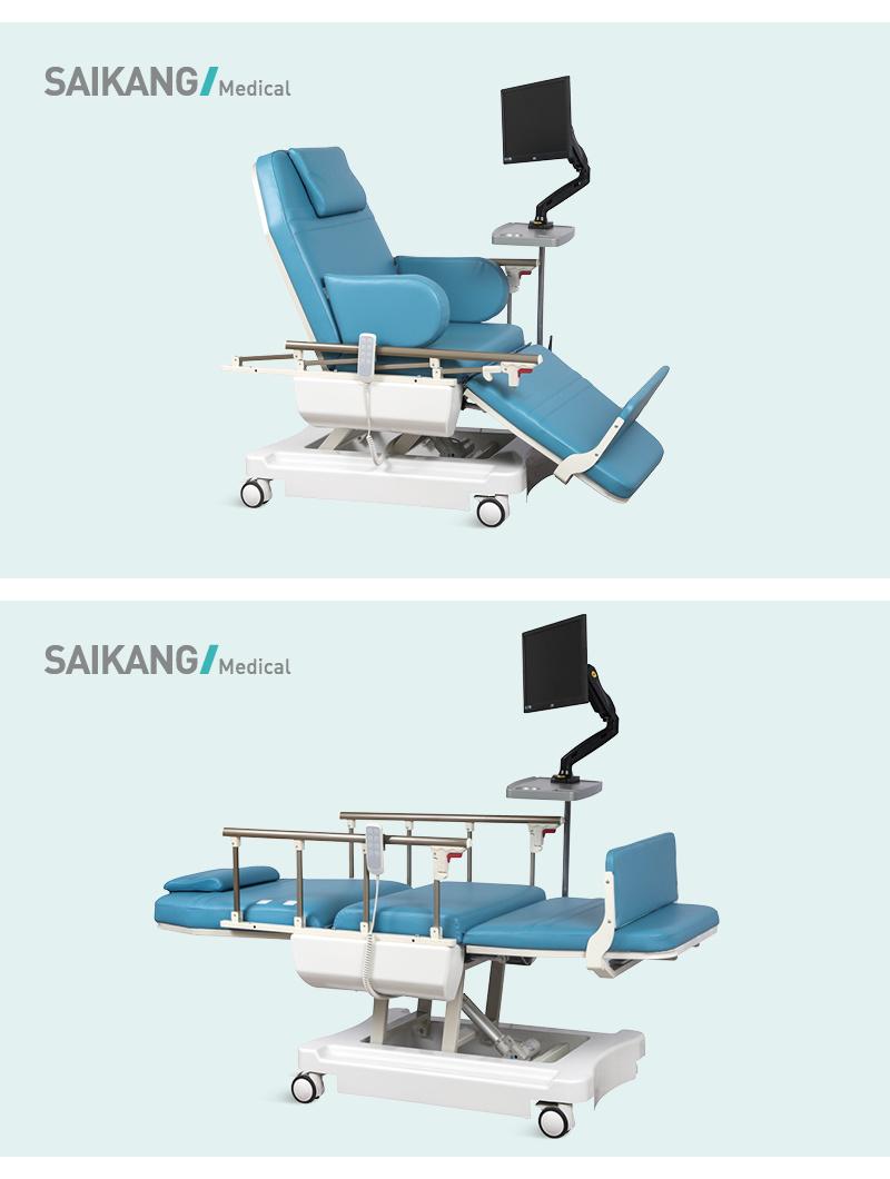 Ske-188 Hospital Electric Adjustable Dialysis Treatment Chairs