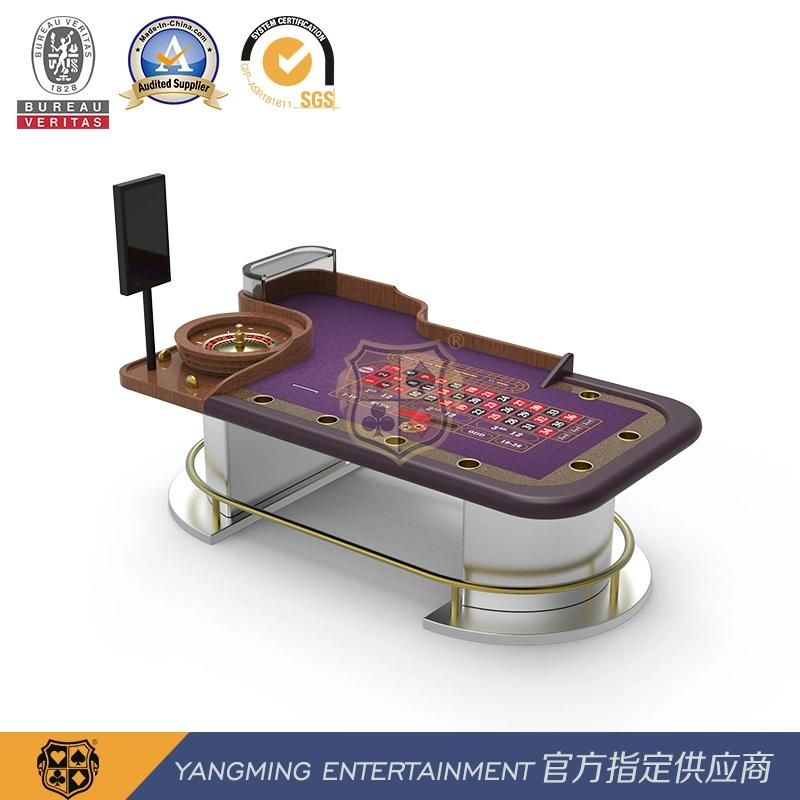 80cm Imported High Quality Solid Wood Luxury Manual Roulette Road Single Poker Table Original Design Ym-Rt02