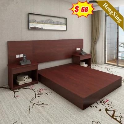 Popular Cheap Price Commercial Hotel Bedroom Furniture Twin Bed Single Bed