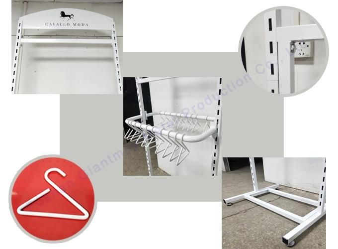 Giantmay Floor Standing Metal Hanging Design Display Retail Leather Belt Stand