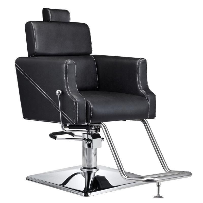 Hl-1182 Salon Barber Chair for Man or Woman with Stainless Steel Armrest and Aluminum Pedal