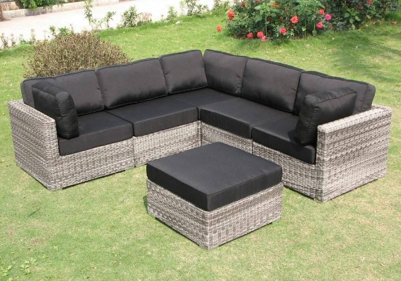 New Arrival PE Rattan Outdoor Sofa Table Set Furniture