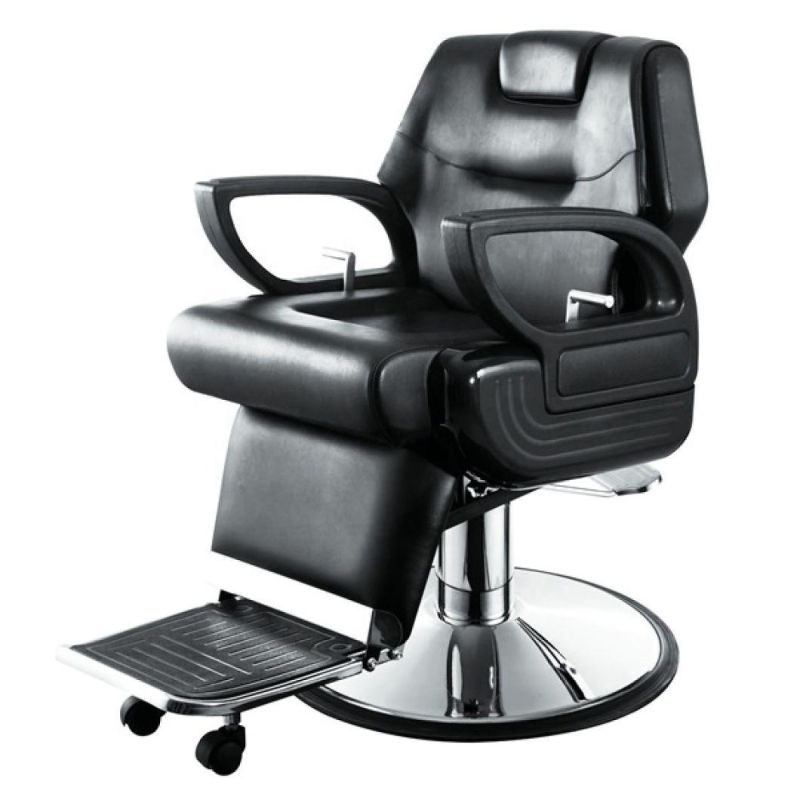 Hl-9205 Salon Barber Chair for Man or Woman with Stainless Steel Armrest and Aluminum Pedal