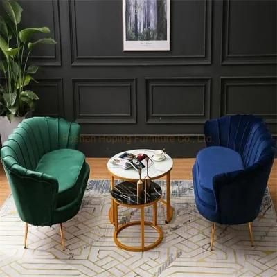 Modern Elegant Commercial PU Leather Cassette Golden Metal Sofa Hotel Chair Wooden Sex Sofa Chair Luxury China Factory Accent Chairs Furniture