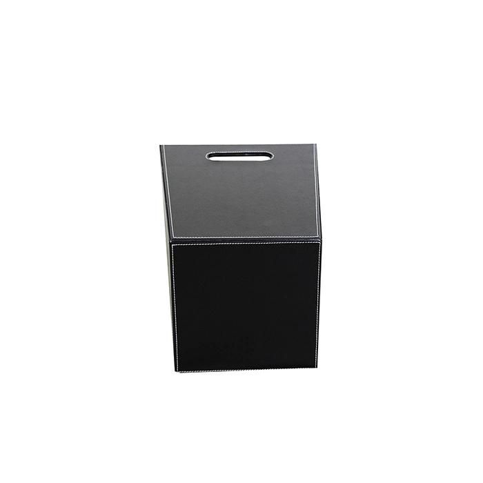 Hotel Trash Can Dustbin Leather Recycle Waste Bin