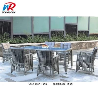Plastic Chair with Ottoman and Table Garden Chair Garden Furniture Set