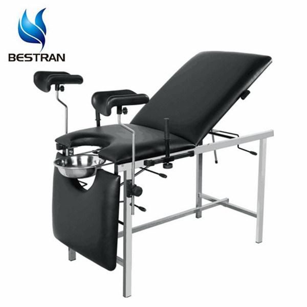 Bt-OE027 Cheap Hospital Manual Obstetric Surgical Bed Women Examination Table