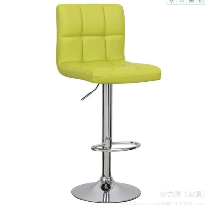 Light Luxury Simple Bar Chair Reception Bar Chair Stool Home Lift High Stool High-End Modern Faux Leather Bar Chair