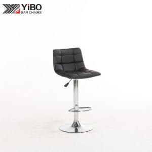 Low Back Cafe Chrome Bar Stool in Metal Frame and Modern Design From China Supplier