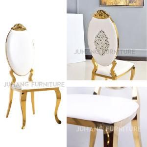 Luxury High Back Wedding Stainless Steel Banquet Chair (HM-K067)