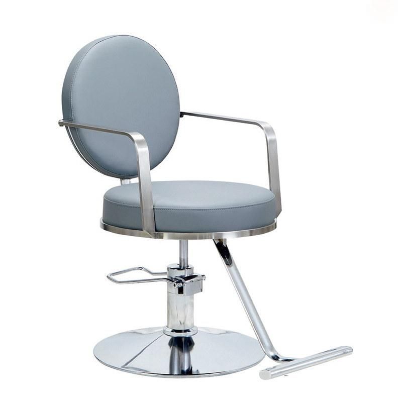 Hl-7248 Salon Barber Chair for Man or Woman with Stainless Steel Armrest and Aluminum Pedal