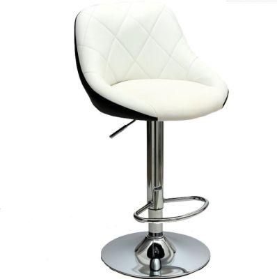 Metal Lift Chair Leather Dining Chair Modern Bar Chair