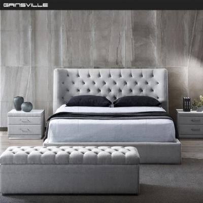 New Italy Style Bed Wall Bed King Bed Sofa Bed Soft Fabric Bed Double Bedroom Furniture