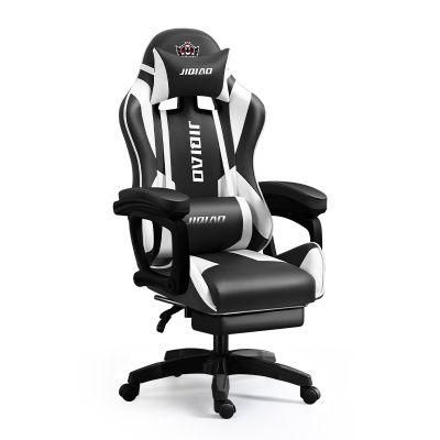 Custom Factory Design Office Ergonomic PU Leather Recliner Racing Computer PC Gaming Chair Silla Gamer with Footrest