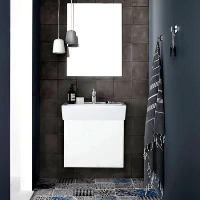 Factory Wholesale White Color Simple Design Modern 45 Inch Bathroom Vanity