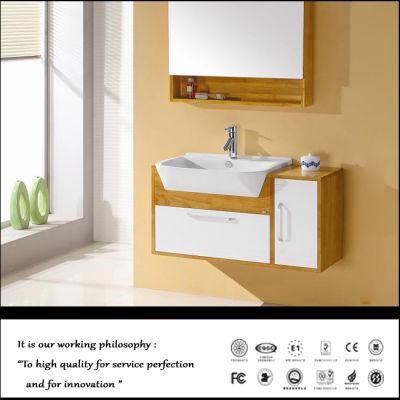 Wooden Pattern MDF Bathroom Cabinet (ZH025)
