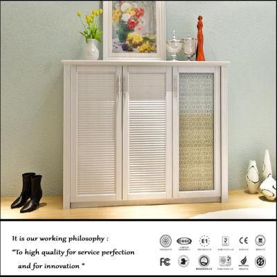 Melamine White Colour Shoes Cabinet (FY001)