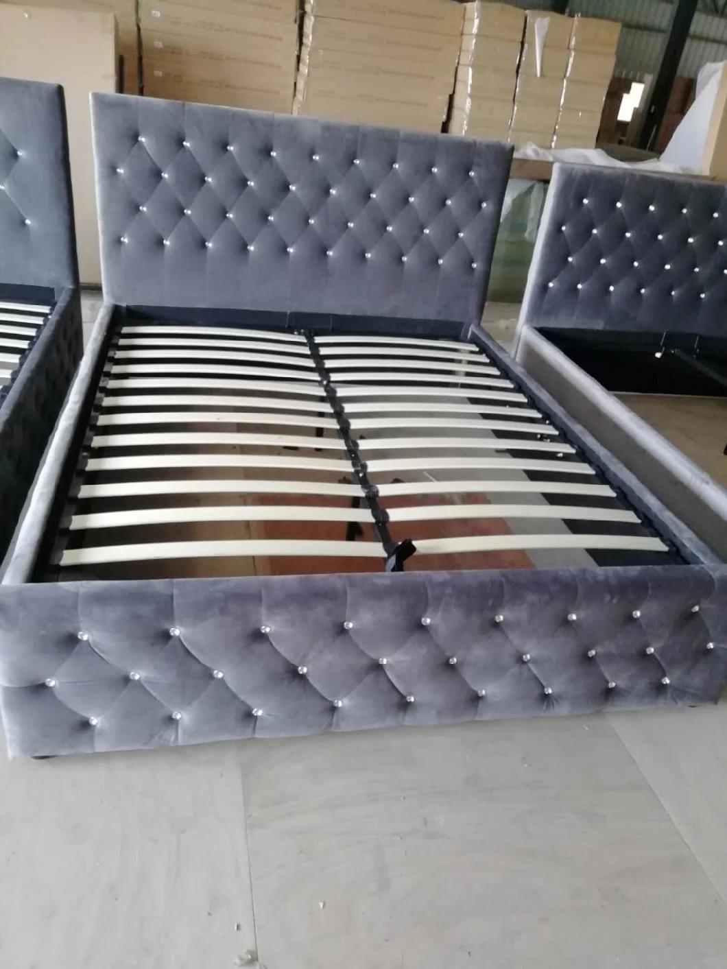 Star Hotel Customized Double Leather Bed