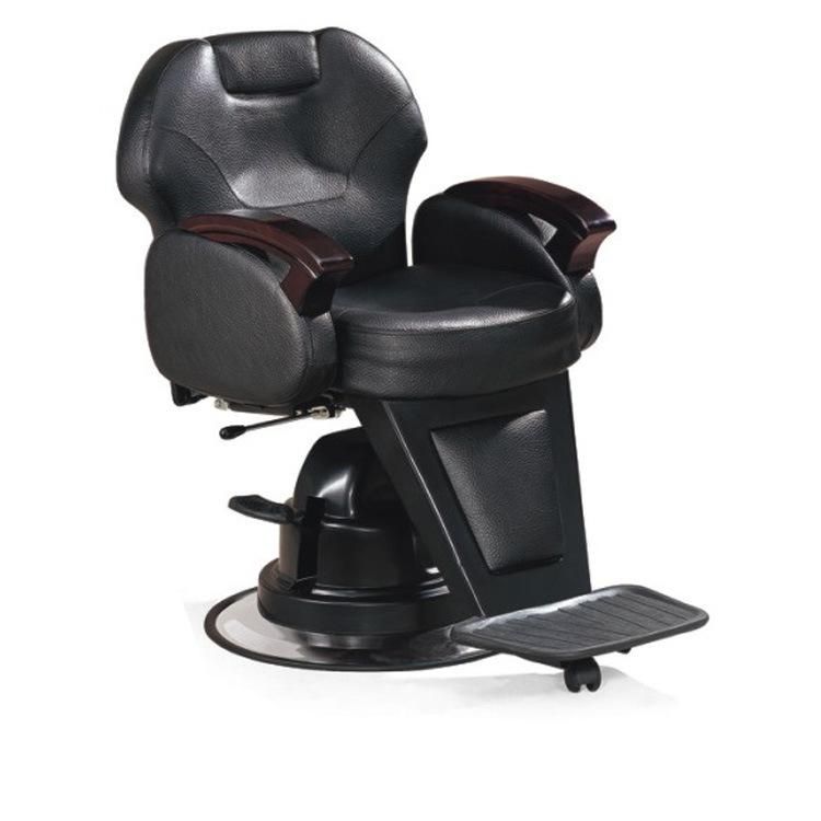 Hl-9249 Salon Barber Chair for Man or Woman with Stainless Steel Armrest and Aluminum Pedal