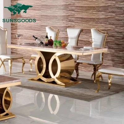 Luxury Restaurant Dining Hotel Banquet Wedding Event Furniture Table Set