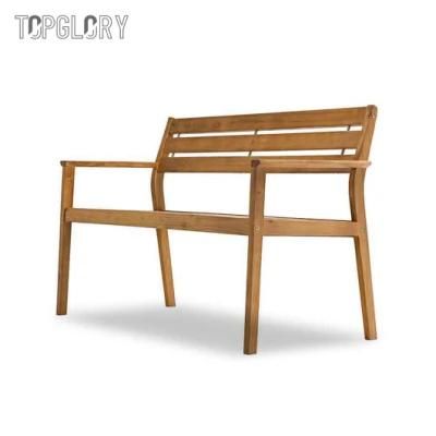 Outdoor Furniture Aluminum Dining Table Sets Garden Acacia Wooden Bench Chairs