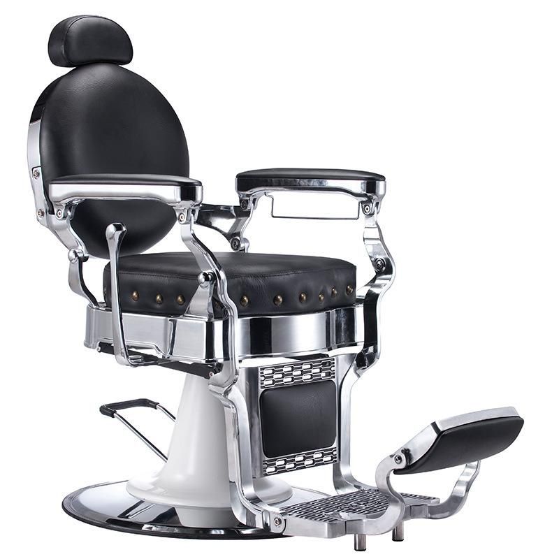 Hl-9258 Salon Barber Chair for Man or Woman with Stainless Steel Armrest and Aluminum Pedal