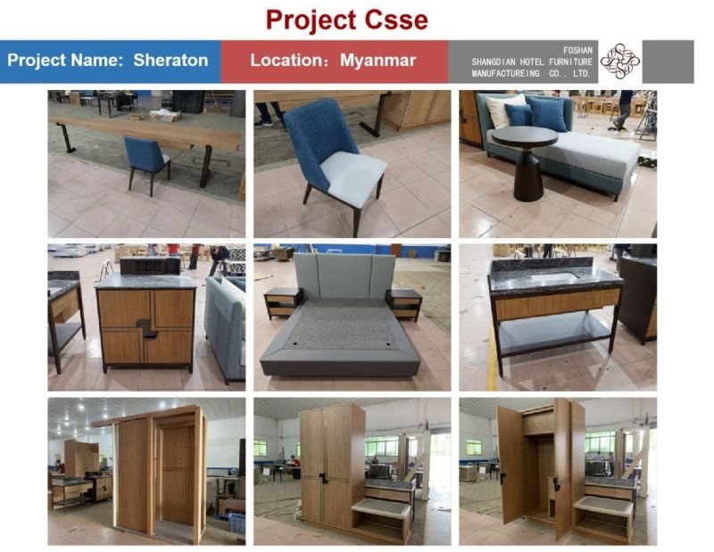 Economic Customized Furniture Manufacturer Hotel Bedroom Furniture Bed Room Set Guest Room