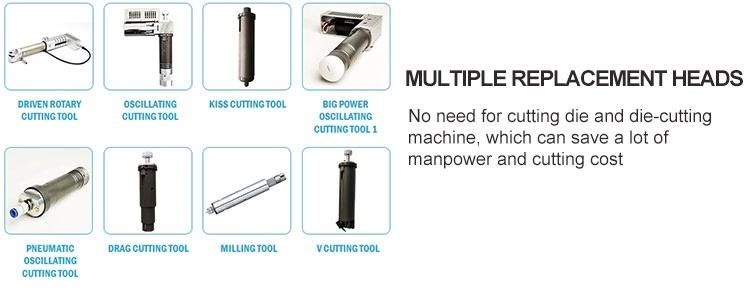 Manufacture Price CNC Oscillating Blade Leather Cutter Vibrating Knife Cutting Machine