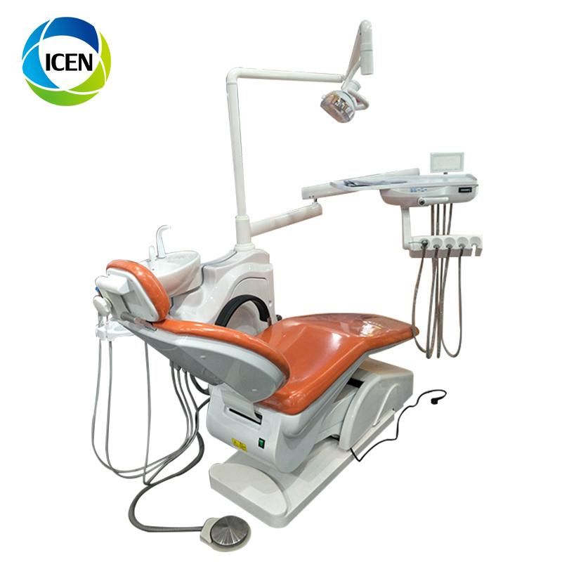in-M215 High Quality Cheaper Colorful Adjustable Dental Unit Leather Electronic Dental Chair