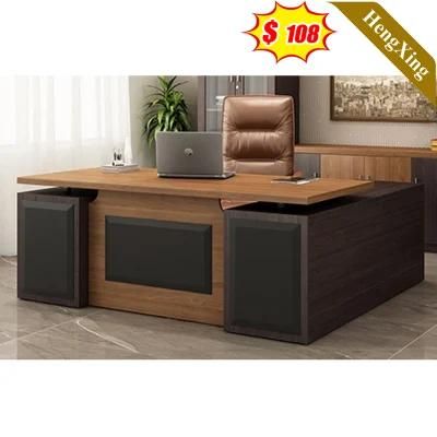 Wholesale Luxury Modern Panel Wooden Furniture L Shape Computer Executive Boss Desk Office Table