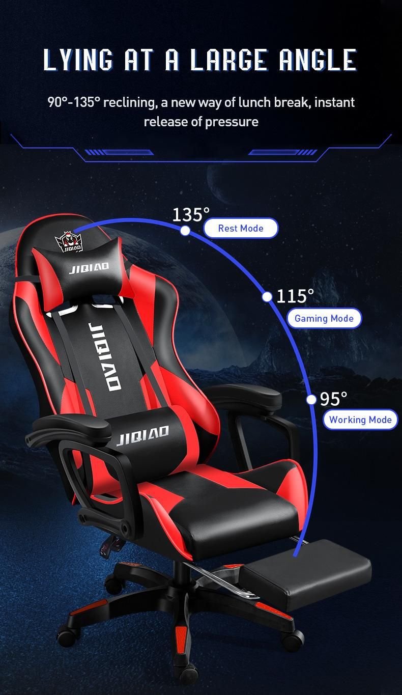 Custom Ergonomic Office High Back Comfortable Computer Home PU Leather Gaming Chair Ergonomic Office Swivel Chair