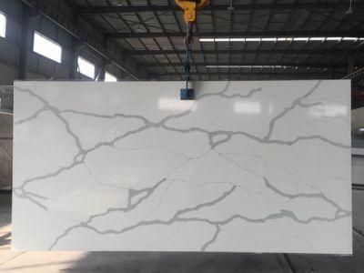 Quartz Caxstone Factory Carrara Quartz Stone Slabs Wholesale Calacatta Quartz White Countertop
