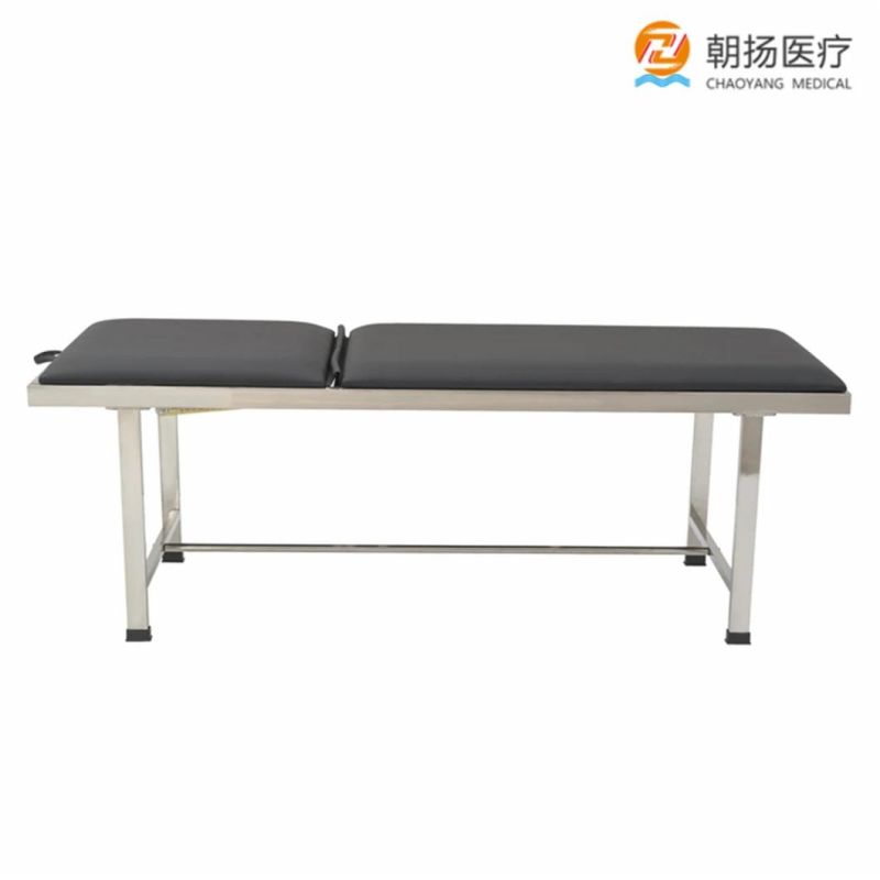 Cheap Hospital Back Adjustable Patient Examination Table Clinical Exam Couch for Clinic