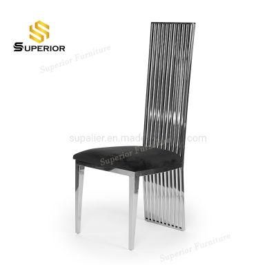 Hotel Stainless Steel Frame and Legs Dining Chair Wholesale