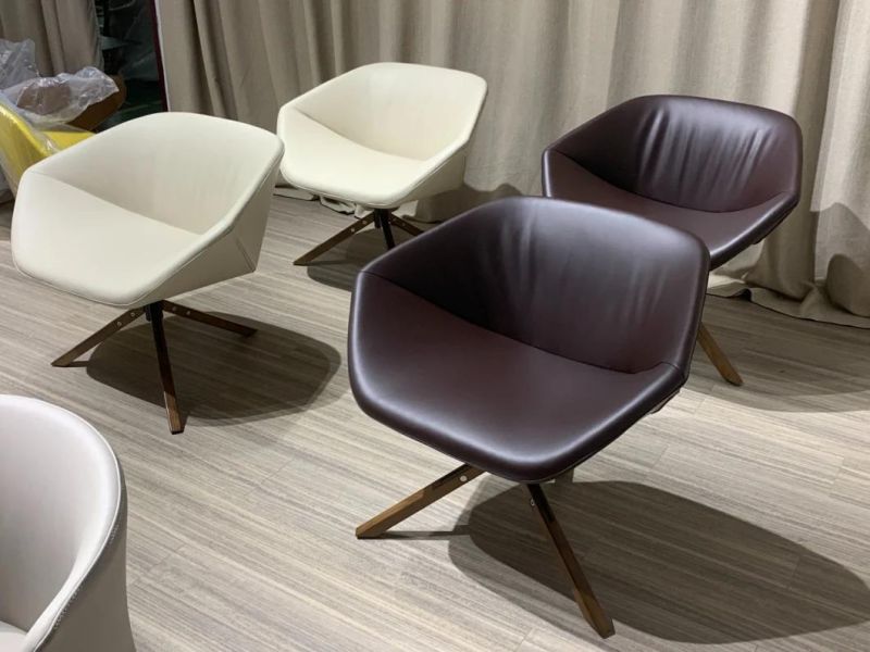 Popular Luxury Hotel Room Furniture Swivel Study Waiting Chair
