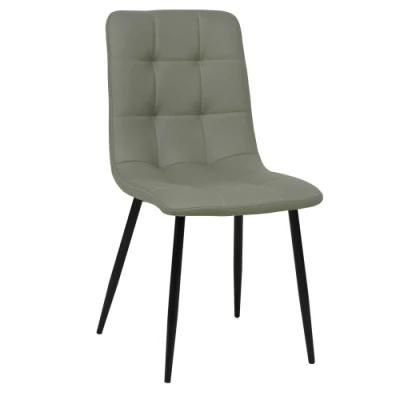 Wholesale Retro Accent Dining Room Coffee Hotel PU Leather Dining Chair