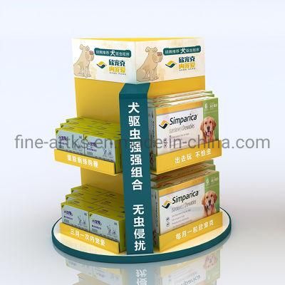 Frt Factory Custom Acrylic Leaflet Medicine Display Stand for Pet Shop