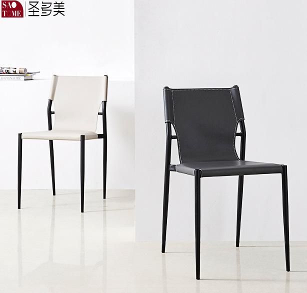 Modern Metal Home Hotel Furniture Unfolded Dining Chair