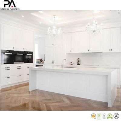 Classic Design White Solid Wood Kitchen Cabinet