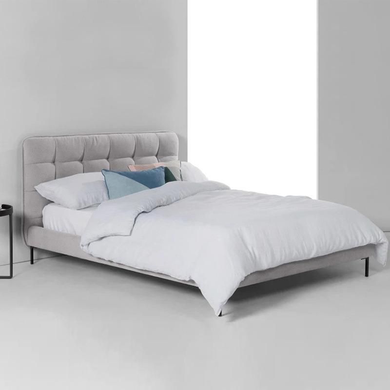 Custom Product Modern Home Furniture Bedroom Simple Design Bed Frame