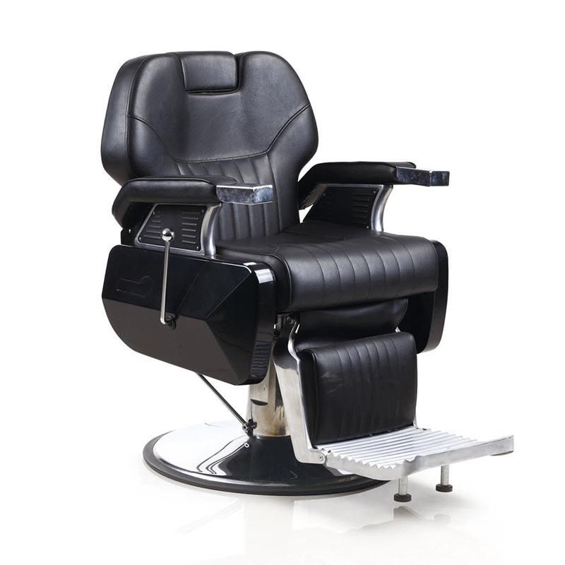 Hl-9276 Salon Barber Chair for Man or Woman with Stainless Steel Armrest and Aluminum Pedal