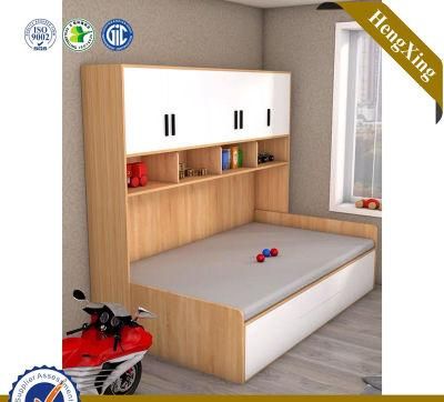 Wooden Home Bedroom Furniture Wardrobe Drawer Cabinet Children Single Kids Bed