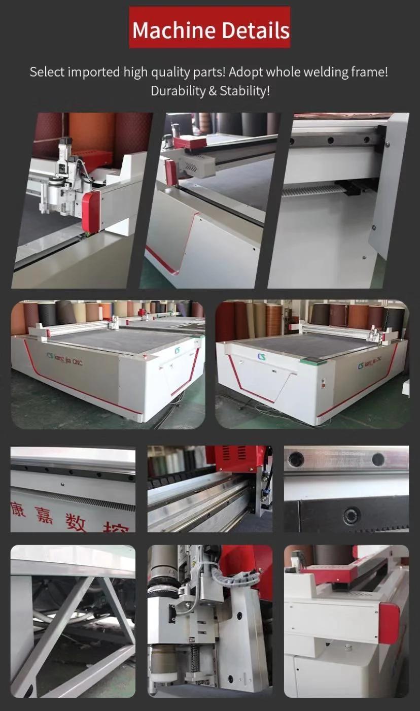 Automatic CNC Round Knife Cutting Machine for Fabric/Leather/Paper
