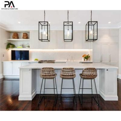 PA Kitchen Furniture Custom Made White PVC Kitchen Cabinets