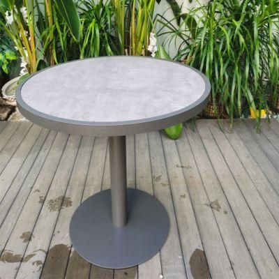 Outdoor New Style Wooden Garden Patio Outdoor Aluminum Coffee Table