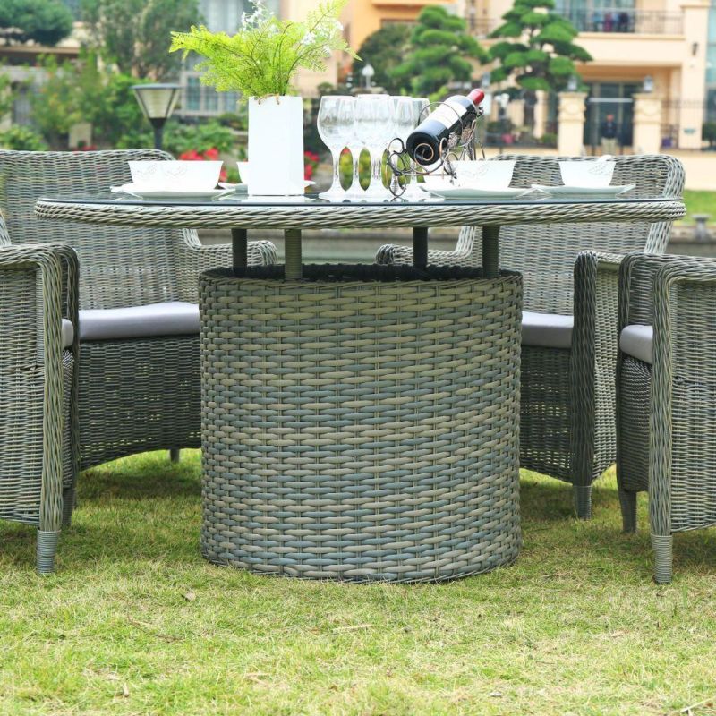 Wholesale New Arrival Imitation Rattan Round Table for Outdoor