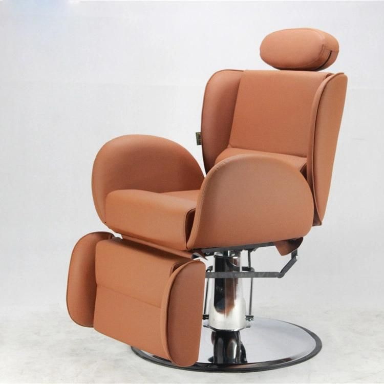 Hl-9266 Salon Barber Chair for Man or Woman with Stainless Steel Armrest and Aluminum Pedal