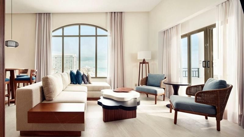 Wholesale Modern Bench Hotel Room Suite Marriott Hotel Furniture Bedroom Set