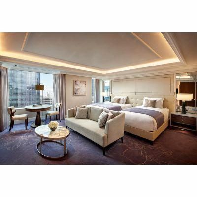 Elegant Plywood Hospitality Room 5 Star Hotel Bedroom Furniture Set